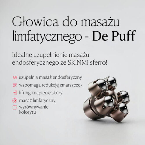 Głowica do masażu limfatycznego - De Puff