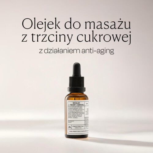 Olejek do masażu z trzciny cukrowej z działaniem anti-aging